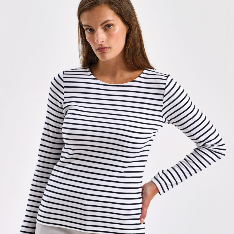 Women's Marinière coastal long sleeve tee