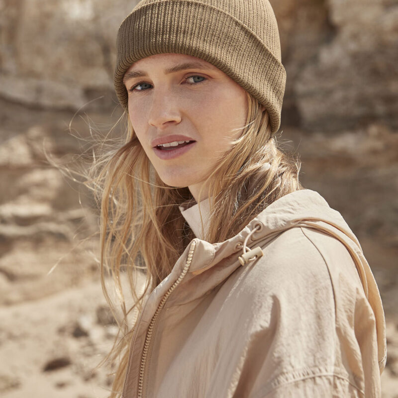 Polylana® ribbed beanie