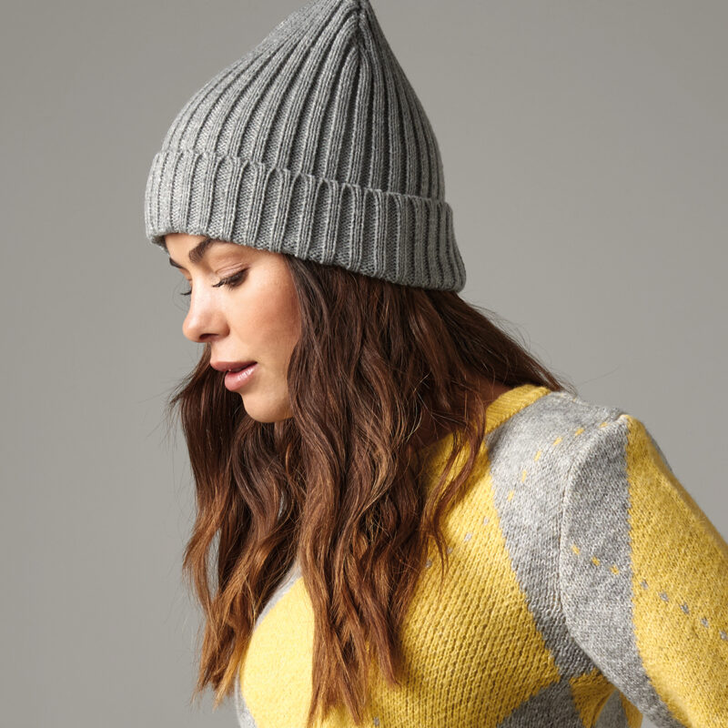 Chunky ribbed beanie