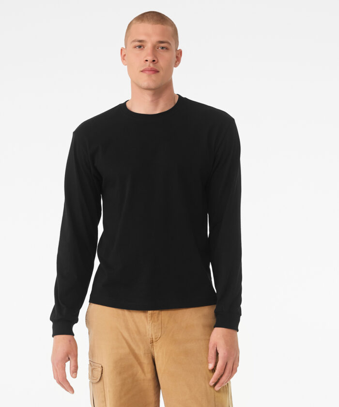 Unisex heavy boxy long sleeve tee