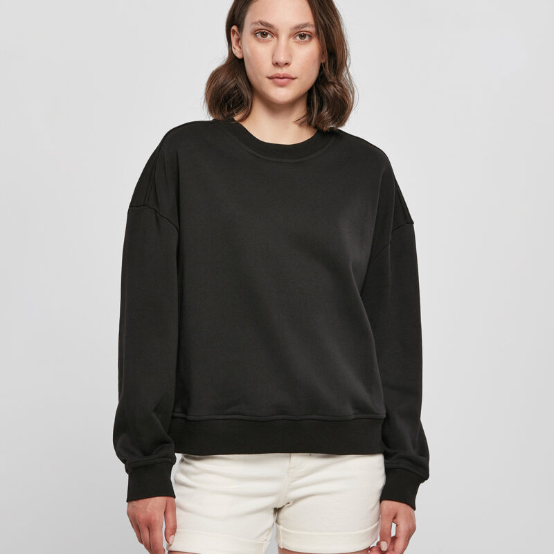 Women’s oversized crew neck sweatshirt