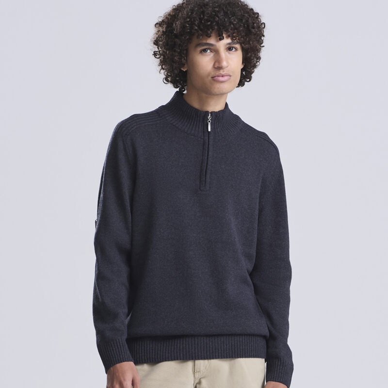 Wakhan ¼ regen zip knit sweater