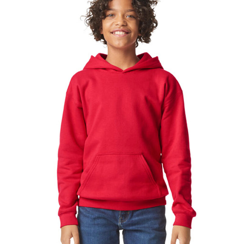 Softstyle™ midweight fleece youth hoodie