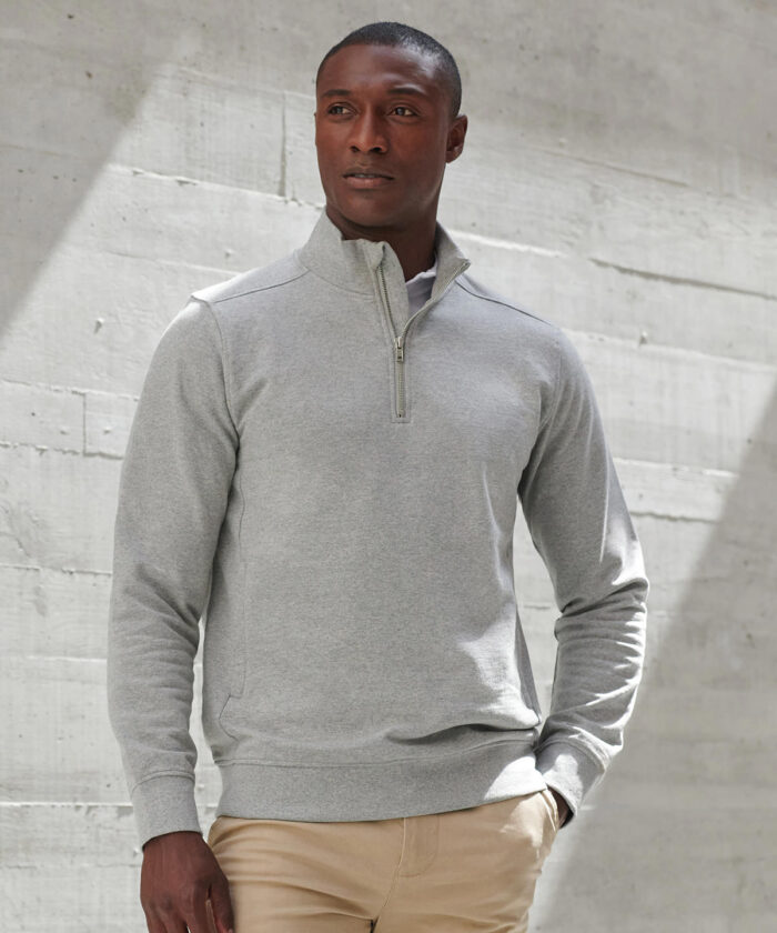 Unisex sustainable ¼-zip sweatshirt