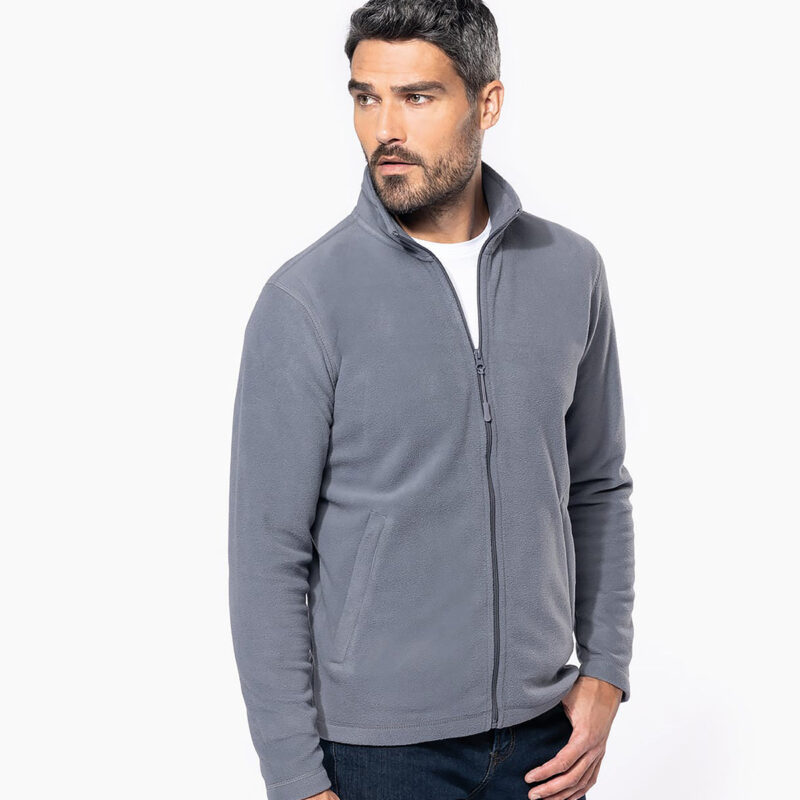 Full-zip microfleece jacket