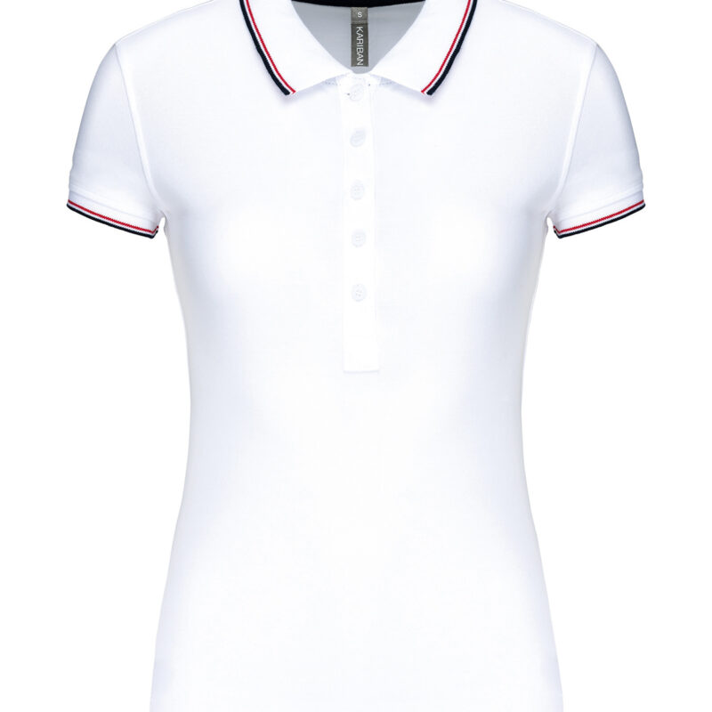 Women's short sleeve polo shirt