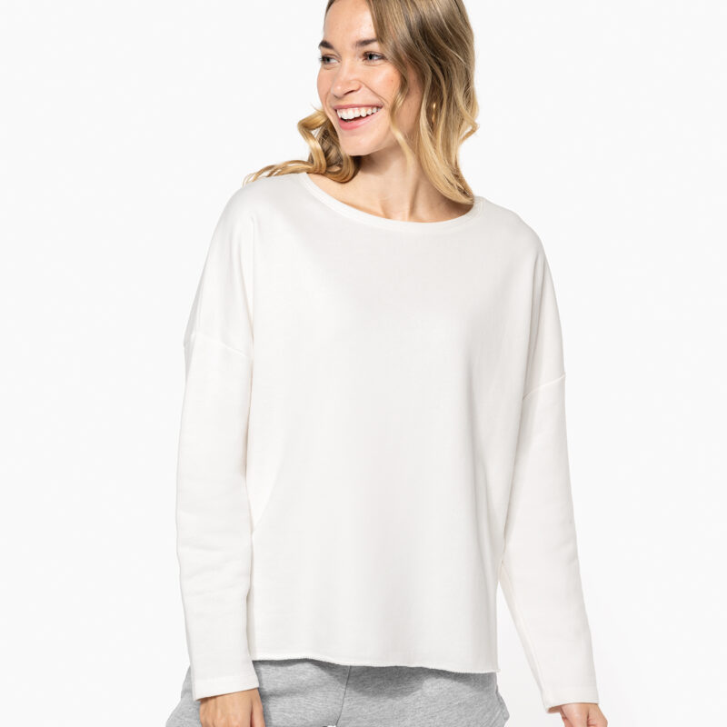 Ladies' oversized sweatshirt
