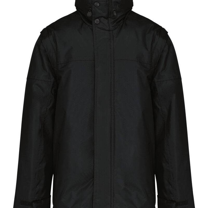 Detachable-sleeved blouson jacket