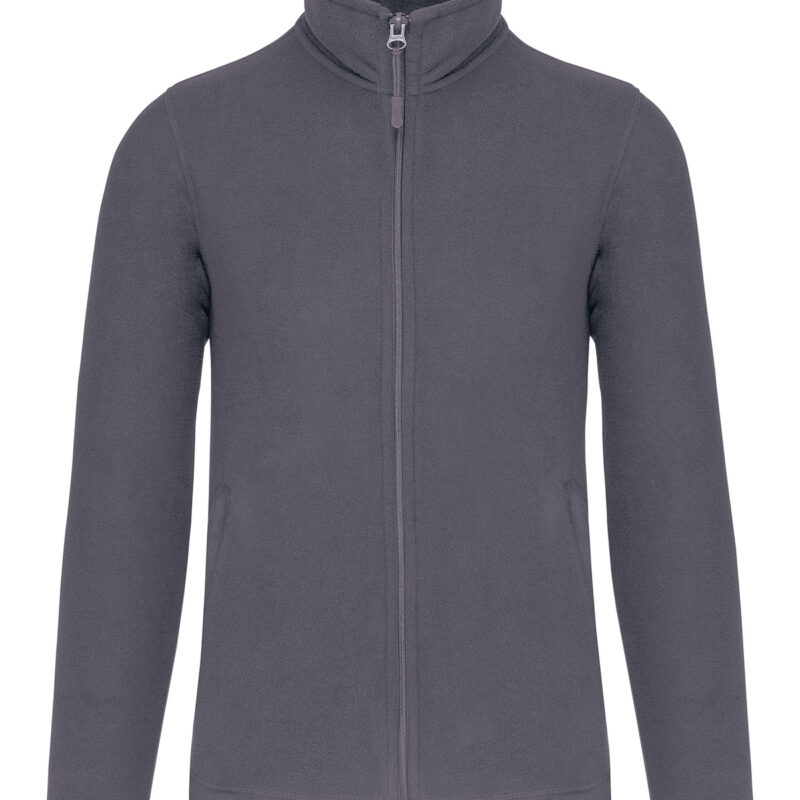 Zip-through microfleece jacket