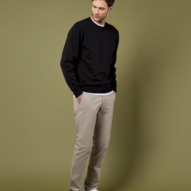 Regular fit Arundel crew neck sweater