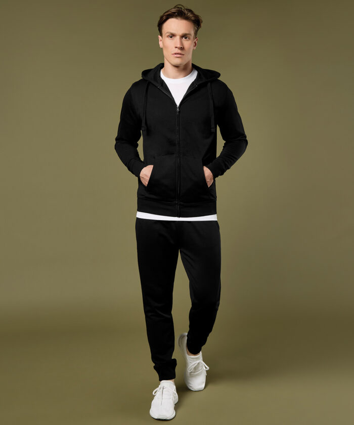 Klassic hooded zipped jacket Superwash® 60° long sleeve (regular fit)