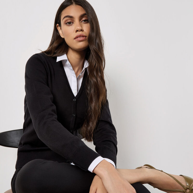 Women's Arundel v-neck cardigan long sleeve (classic fit)