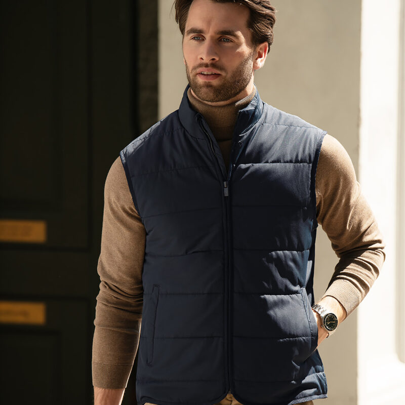 Hudson – horizontal quilted gilet
