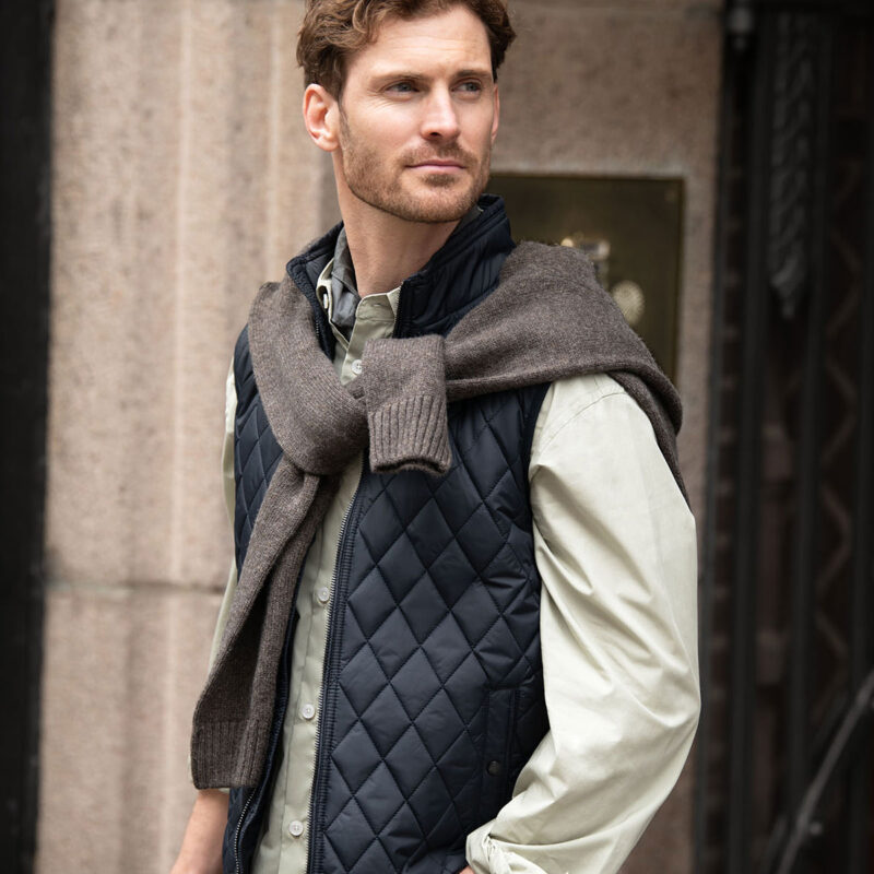 Camden – diamond quilted gilet