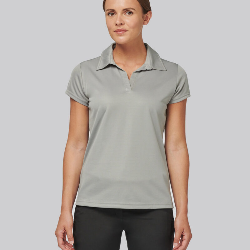 Ladies' short-sleeved polo shirt