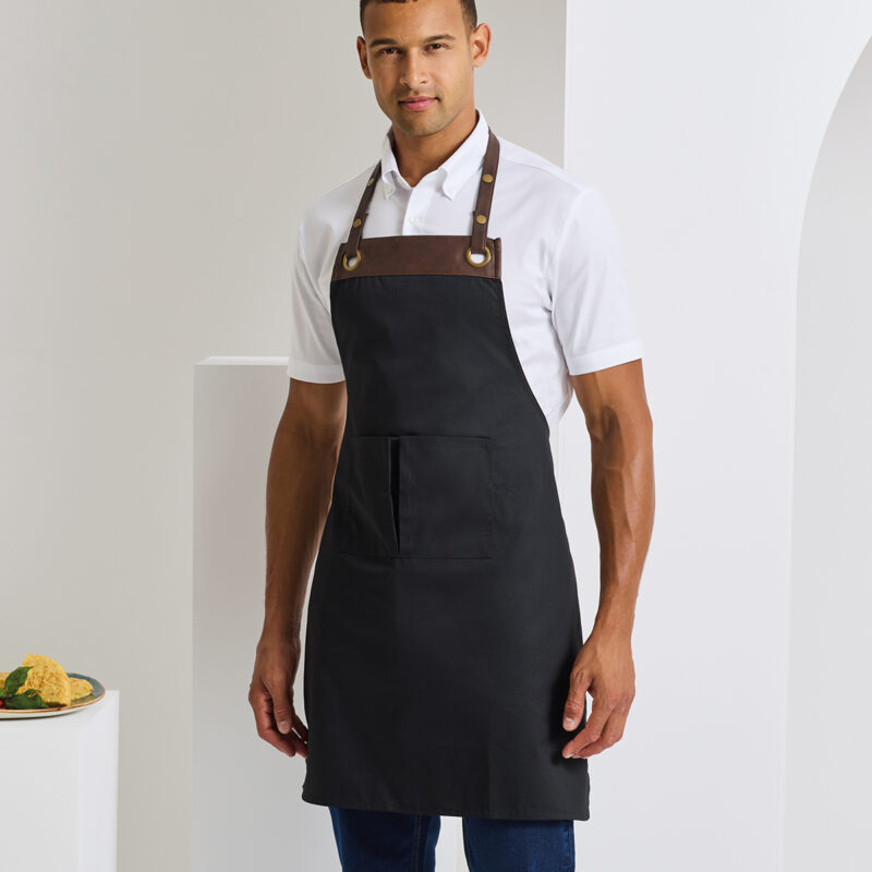 Espresso bib apron