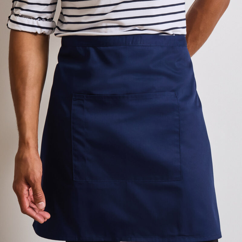 ‘Colours collection’ mid-length pocket apron