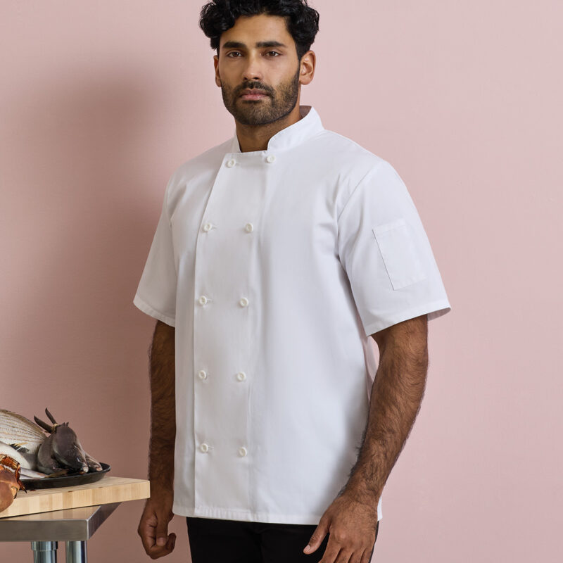 Short sleeve chef’s jacket