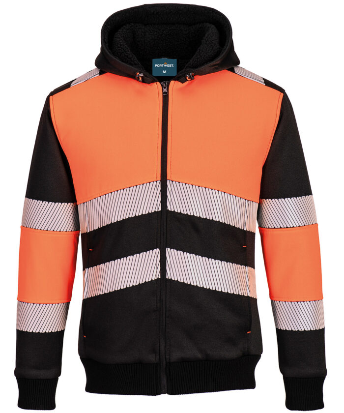 PW3 Hi-vis Class 1 winter hoodie (PW377)