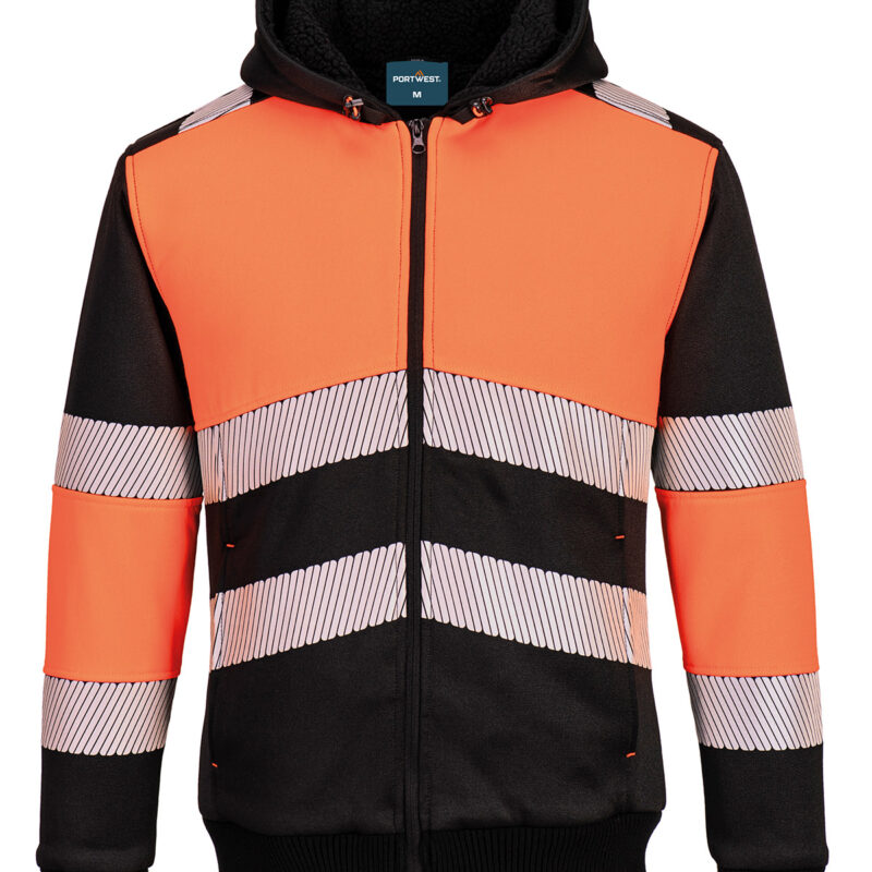 PW3 Hi-vis Class 1 winter hoodie (PW377)
