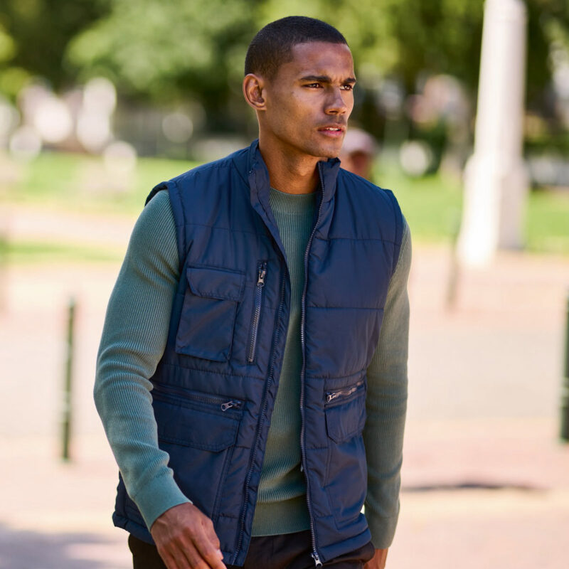 Steller multi-zip bodywarmer