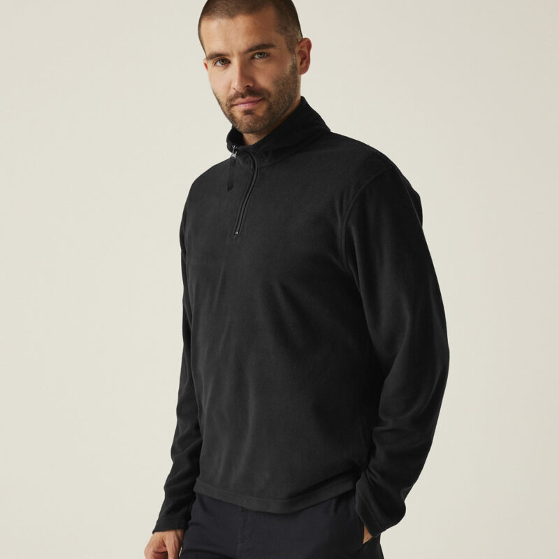 Zip-neck microfleece