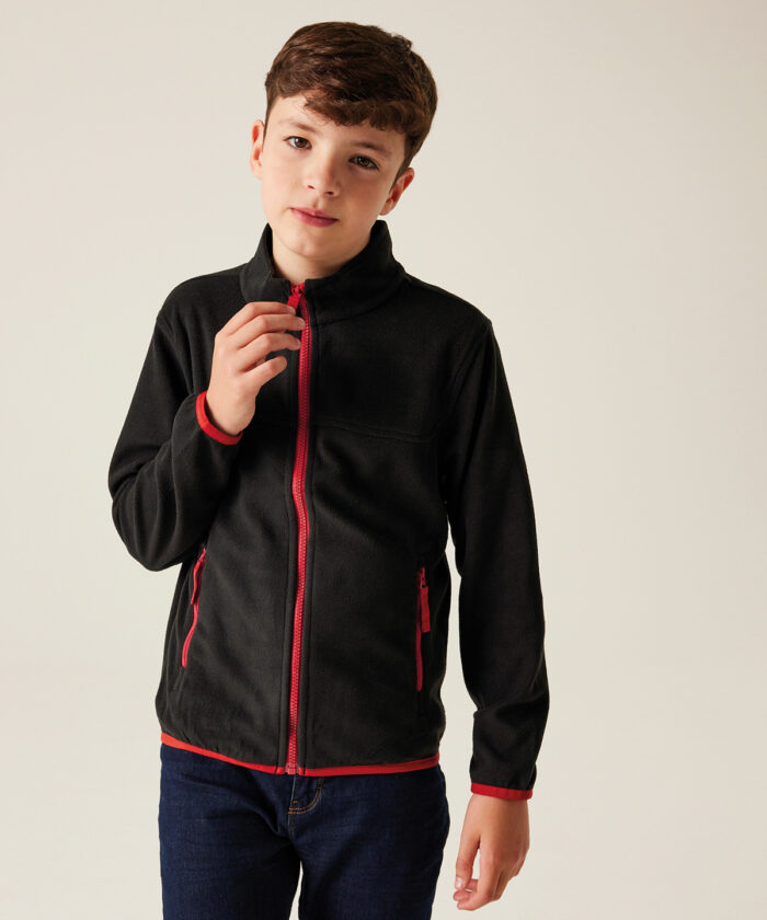 Kids full-zip microfleece