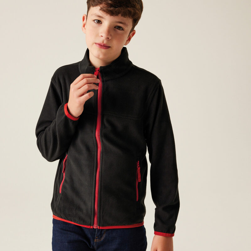 Kids full-zip microfleece