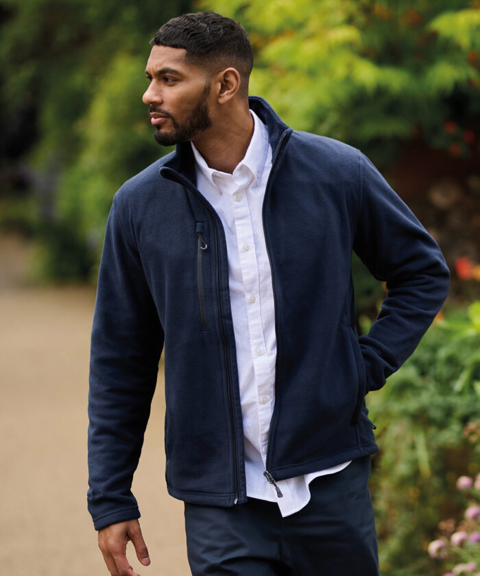 Honestly Made recycled full-zip fleece