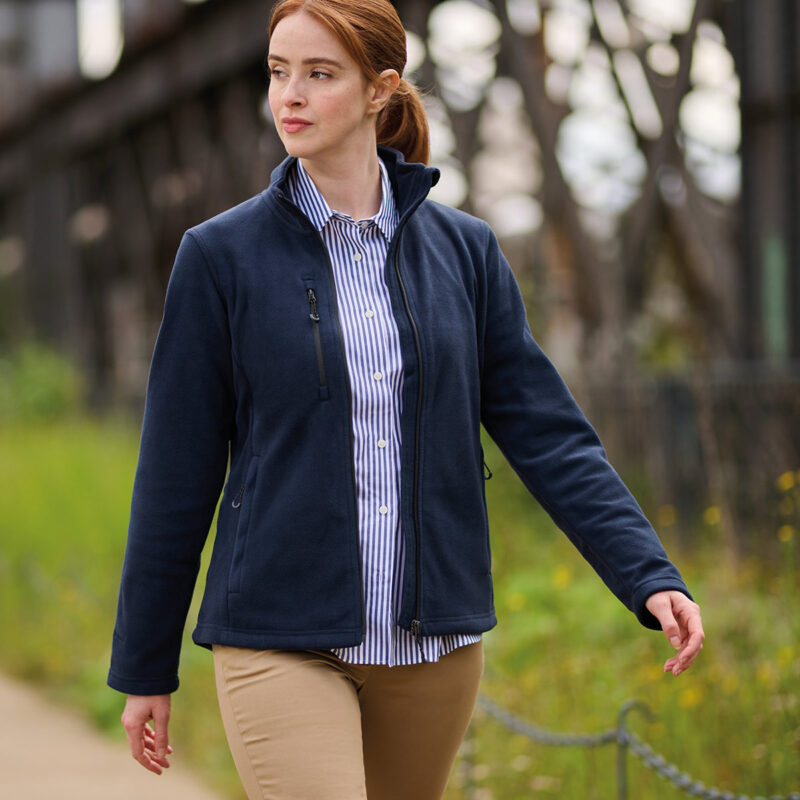 Women's Honestly made recycled full zip fleece