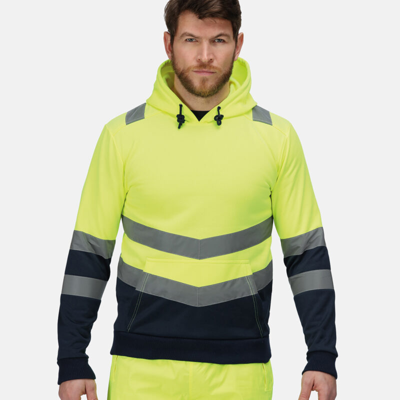 Pro hi-vis overhead hoodie