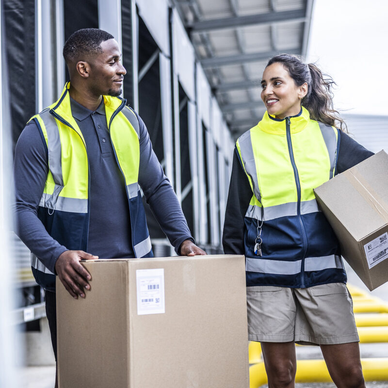 Pro hi-vis full-zip gilet