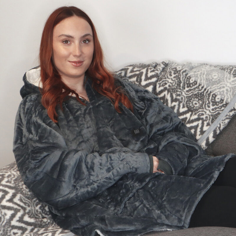 Heated Eskimo blanket hoodie