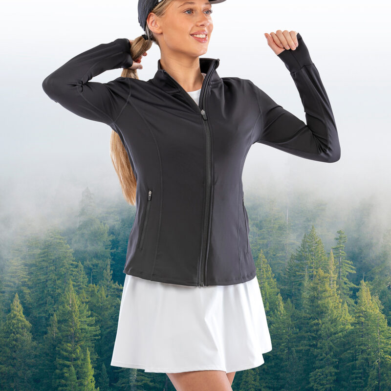 Spiro recycled women’s fitness jacket