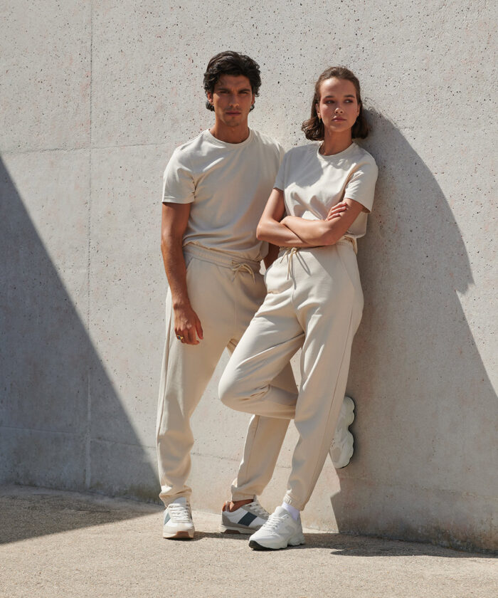 Unisex sustainable fashion cuffed joggers