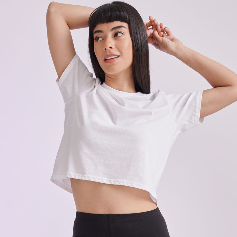 Women's cropped boxy T