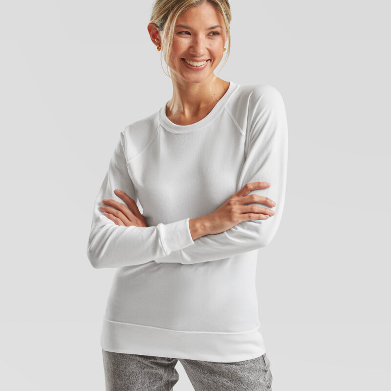 Women's lightweight raglan sweatshirt