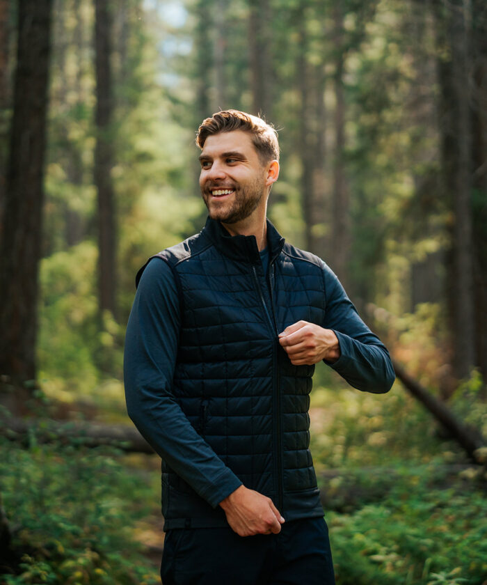 Appalachian thermal softshell vest