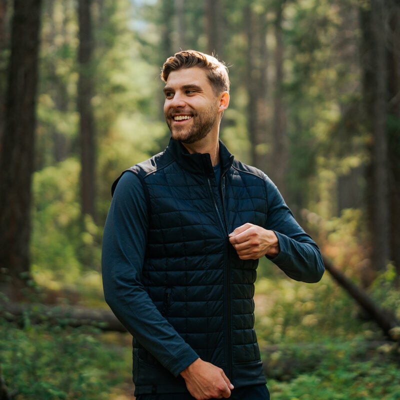 Appalachian thermal softshell vest