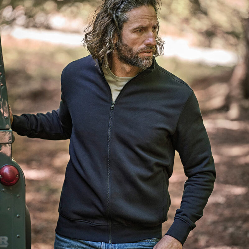 Full-zip sweat cardigan (5440)