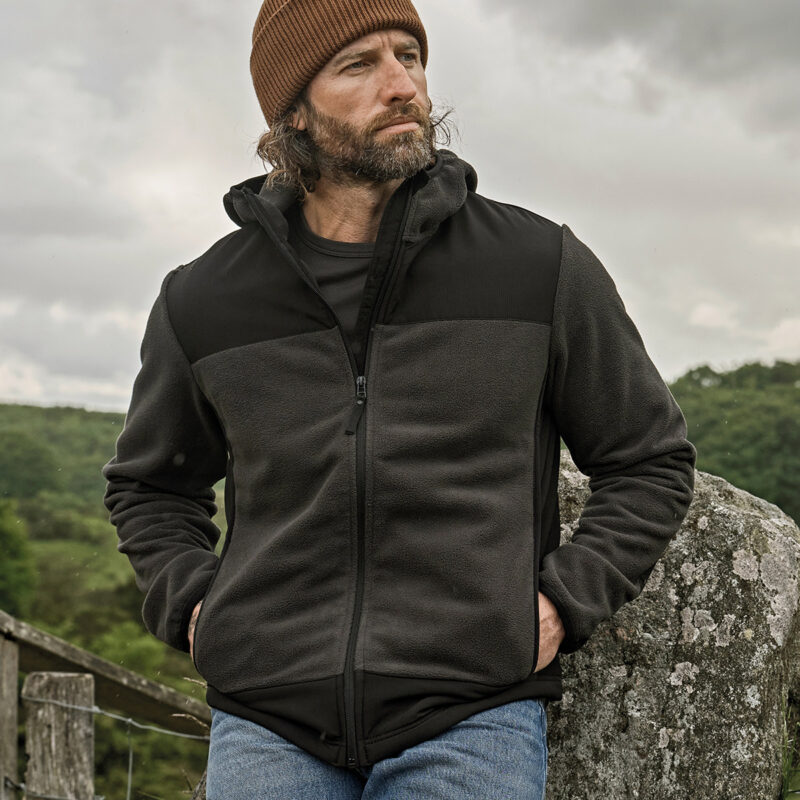 Mountain hooded fleece (9124)