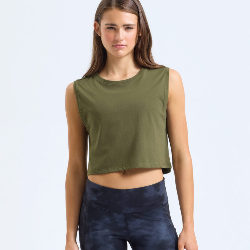 Women’s TriDri® organic crop tank