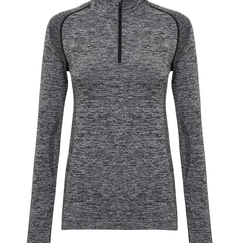 Women's TriDri® seamless '3D fit' multi-sport performance zip top